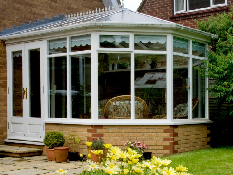 An image of a conservatory from outside
