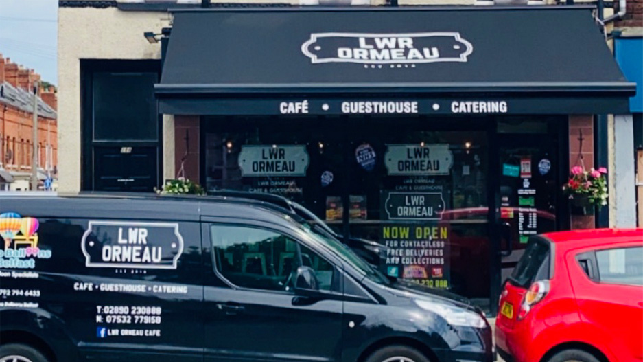 An image of outside LWR Ormeau Cafe and Guest House