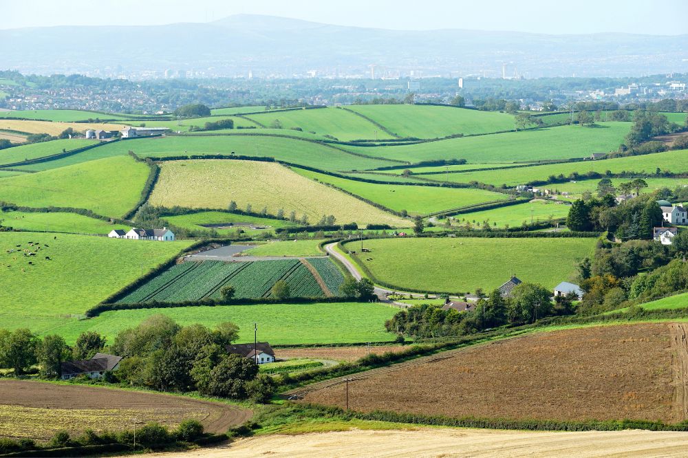 An image of countryside fields